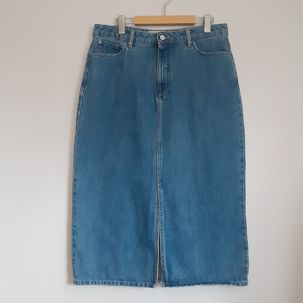 Simons Contemporaine Blue Denim Skirt